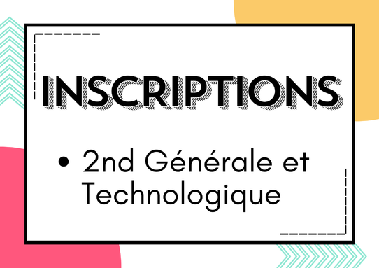Inscriptions 2 GT